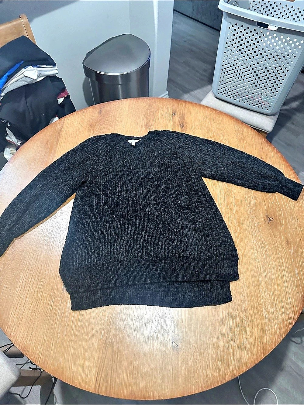 Time and Tru Black Knit Sweater